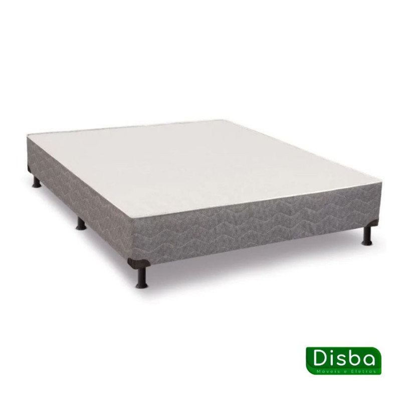 Base Para Cama Box Casal Flex 138x188 Grafite Reconflex