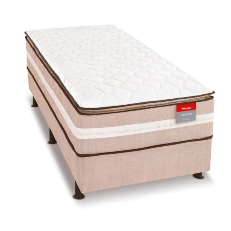 Cama Box Solteiro Conjugada Avance 88X188 Reconflex