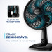 Ventilador de Mesa Mondial Super Power 40cm 220v 140w Preto Azul VSP-40-AP