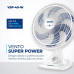 Ventilador de Mesa 40cm Mondial Super Power VSP-40-W 6 Pás 3 Velocidades Branco