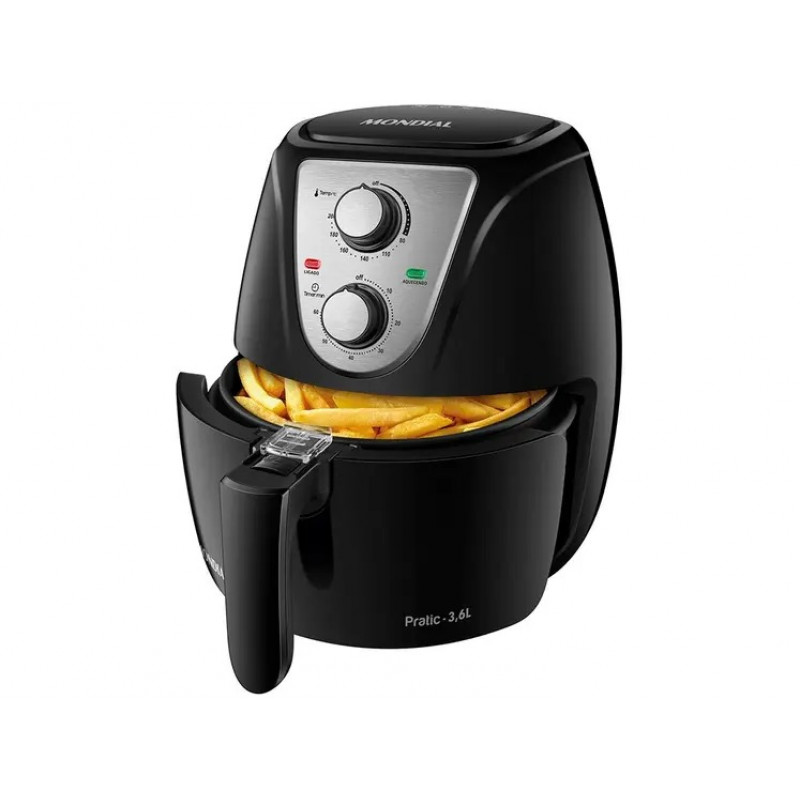 Fritadeira Sem Óleo Air Fryer Pratic 3,6L Mondial AF-36-BI