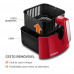 Fritadeira Elétrica Air Fryer Mondial 5 Litros AFN-50-RI Vermelho/Inox