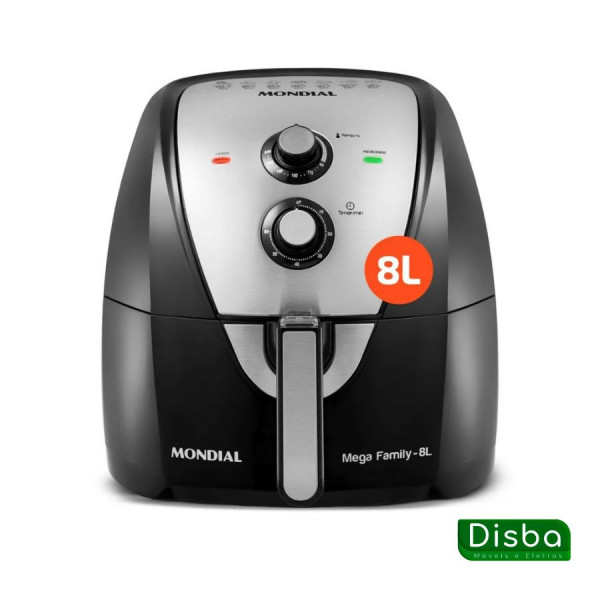 Fritadeira Elétrica Air Fryer 8L Mondial Mega Family