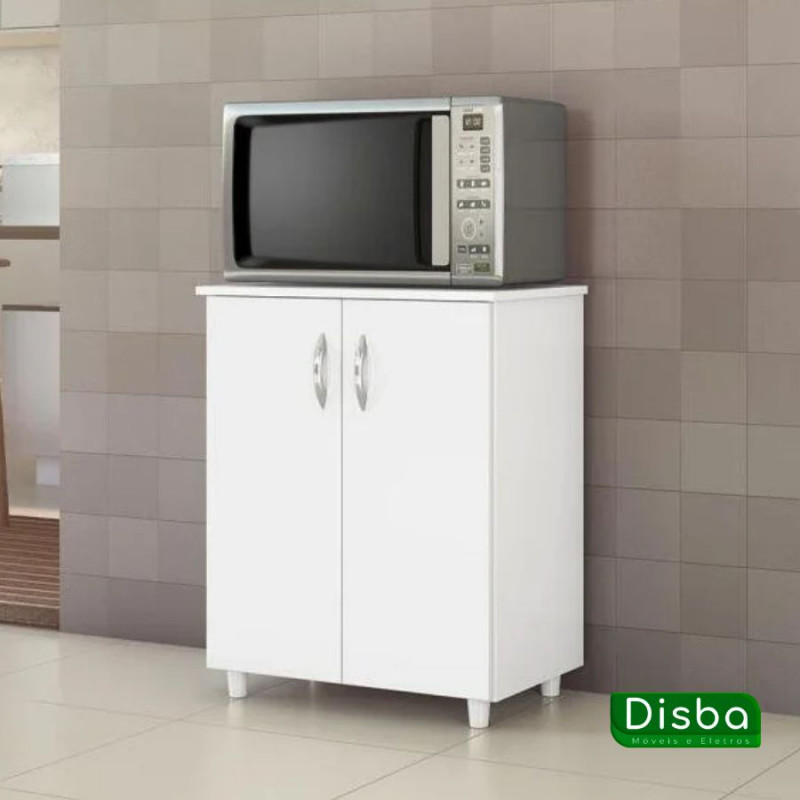 Balcão de Cozinha Multiuso 2 Portas Denver Branco Fiorello