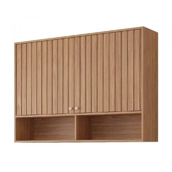 Armário Aéreo de Cozinha 100%mdf 120 Cm 2 Portas Divina Mgm Móveis Freijó