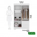 Guarda-Roupa Maya 4 Portas Branco - Acp Móveis