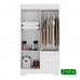 Guarda-Roupa Maya 4 Portas Branco - Acp Móveis