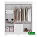 Guarda-Roupa Maya 6 Portas Branco - Acp Móveis