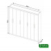 Guarda-Roupa Casal 8 Portas Moval Diplomata Branco