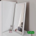 Cômoda para Quarto com Espelho 2 Portas 3 Gavetas Notável Móveis NT5165 Branco/Rosa