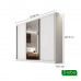 Guarda Roupa Casal com Espelho 3 Portas 6 Gavetas 100% MDF - Sollo-Branco - Novo Horizonte