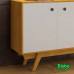 Buffet Aparador 3 Portas Harmonia Cinamomo/Off White - JCM