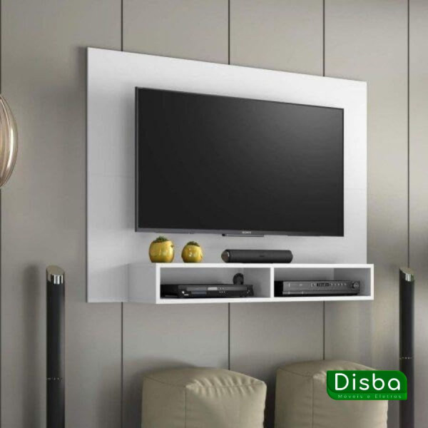 Painel para TV 49 Polegadas Eros Branco New - Notavel