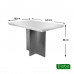 Conjunto de Mesa Berlim 120cm com 4 Cadeiras Athenas Rufato