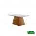 Conjunto de Mesa Luna 120cm com 4 Cadeiras Athenas Rufato