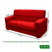 Conjunto de Sofá 2x3 Lugares Dubai Vermelho Masterflex