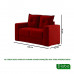 Conjunto de Sofá 3x2 Lugares Santa Catarina Bacetto Vermelho