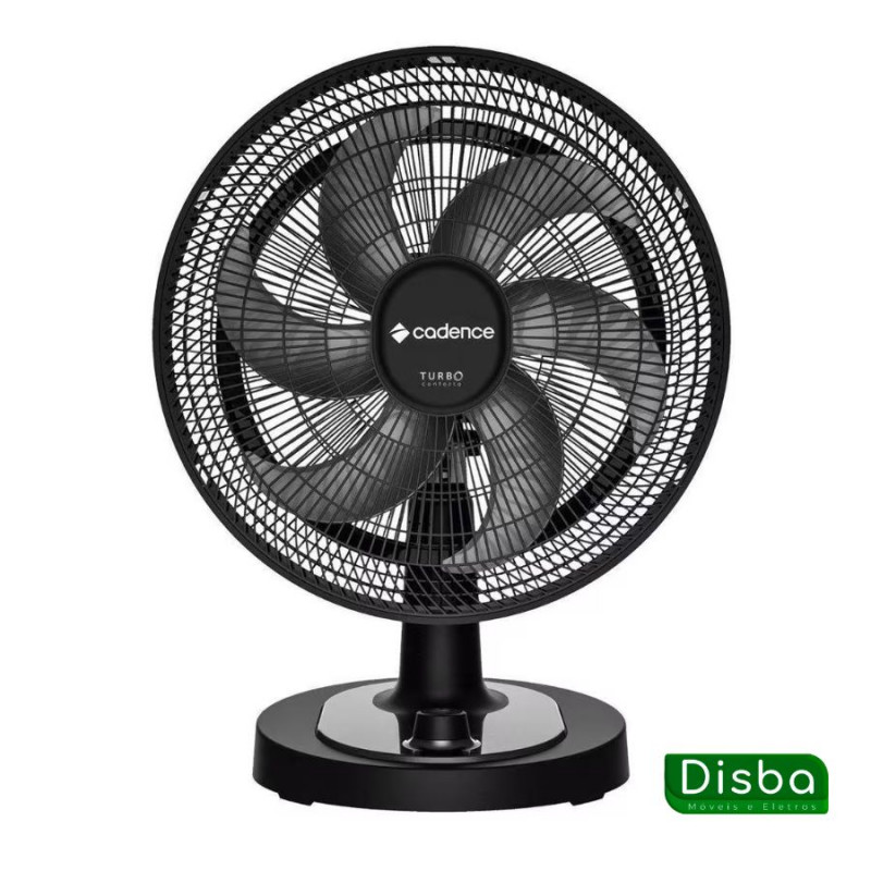 Ventilador De Mesa e Parede Turbo Conforto Black 42cm Vtr470 127V