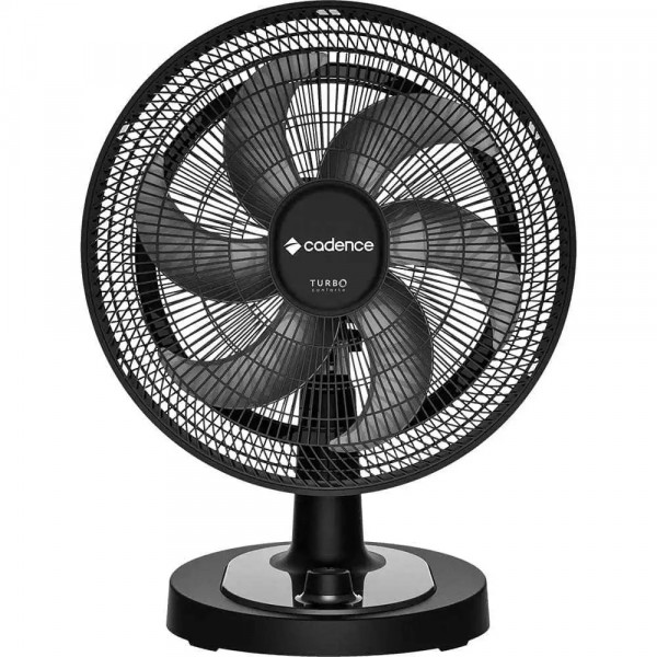 Ventilador De Mesa e Parede Turbo Conforto Black 42cm Vtr470 127V